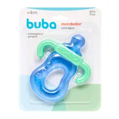 Mordedor com gua Buba Mamadeira Resfrivel Azul