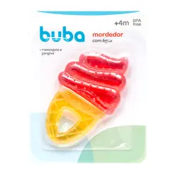 Mordedor com gua Buba Resfrivel Sorvete Rosa