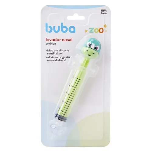 Seringa para Lavagem Nasal Buba Zoo Dino