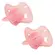 Kit 2 Chupeta Comfort Buba Tamanho 1 Ursinho/Estrela Rosa