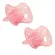 Kit 2 Chupeta Comfort Buba Tamanho 2 Ursinho/Estrela Rosa