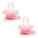 Kit 2 Chupeta Comfort Buba Tamanho 2 Ursinho/Estrela Rosa