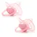 Kit 2 Chupeta Comfort Buba Tamanho 2 Ursinho/Estrela Rosa