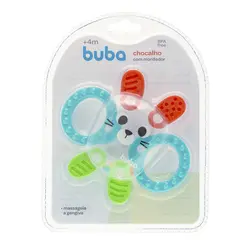 Chocalho Mordedor Buba Coelhinho Multi Texturas Silicone