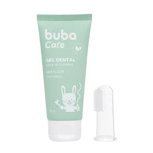 Gel Dental para Beb Buba Care Sem Flor Vegano 50g