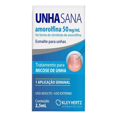 Unha Sana Esmalte Antimicótico 50mg/ml Antifungos Amorolfina