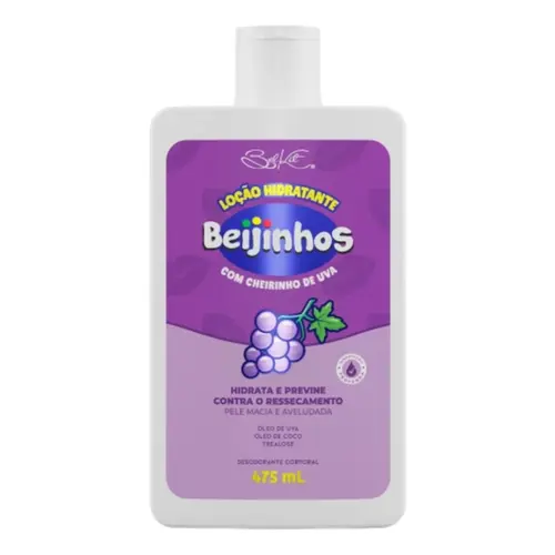 Creme Hidratante Corporal Uva Beijinhos 475ml Belkit Uva