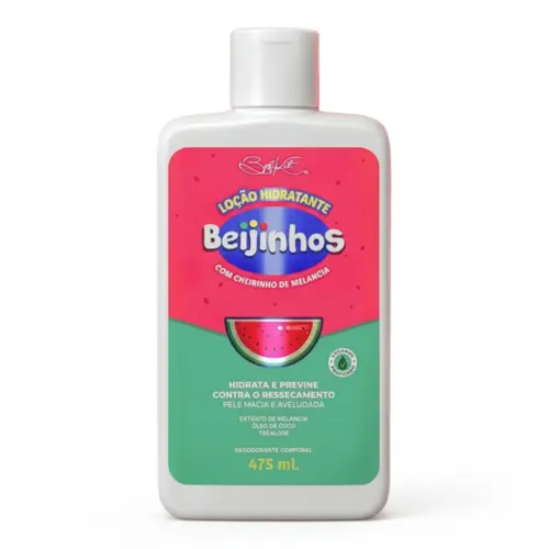 Loção Hidratante Beijinhos Melancia Belkit 475ml