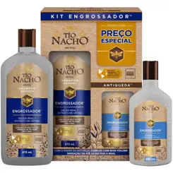 Shampoo Tio Nacho Antiqueda Engrossador 415ml + Condicionador Tio Nacho Antiqueda Engrossador 200ml Preço Especial
