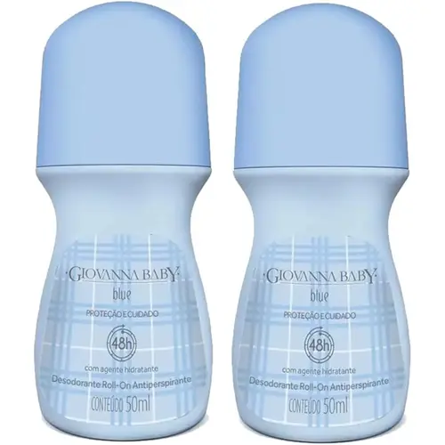 Desodorante Giovanna Baby Roll On Blue C/2 50ml
