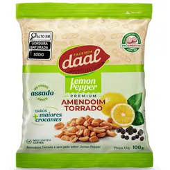Amendoim Torrado Sal Lemon Pepper 100g