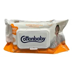Toalhas Umedecidas Cottonbaby C/100 Hidratação Intensa
