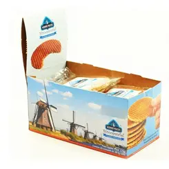 Moinho Wafers Stroopwafel Biscoito Wafel Holandês 28g