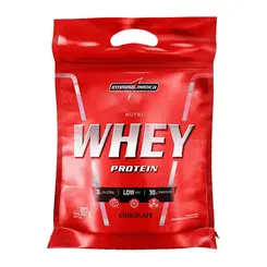 Nutri Whey Protein Integralmedica Chocolate Pouch 907g