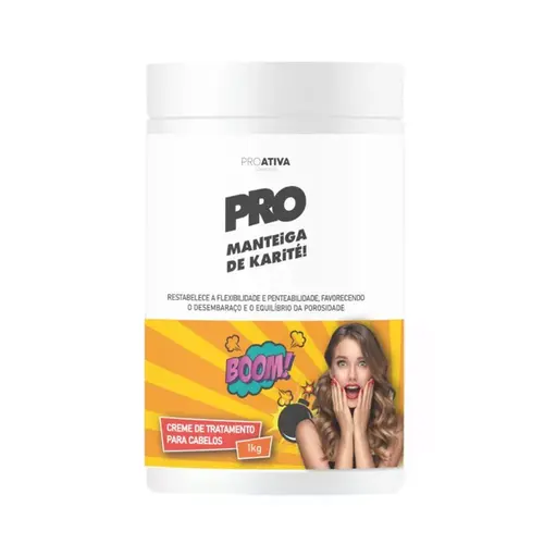 Creme de Tratamento Pro Ativa Manteiga de Karité 1kg