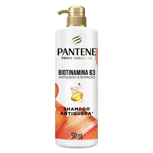 Shampoo Pantene Miracles Antiqueda e Nutrição 510ml