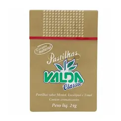 Pastilha Valda Classic Mentol Fliptop 24g