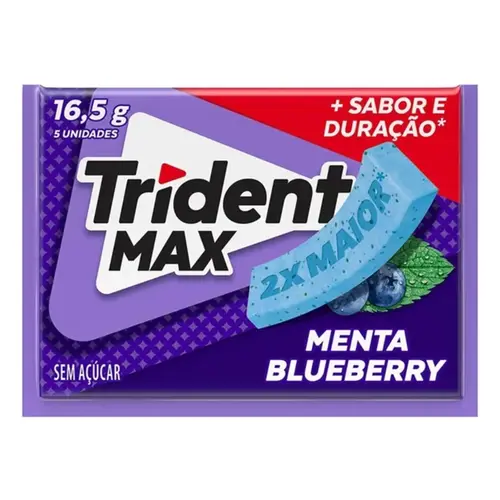 Chiclete Trident Max Mentaberry 16,5g