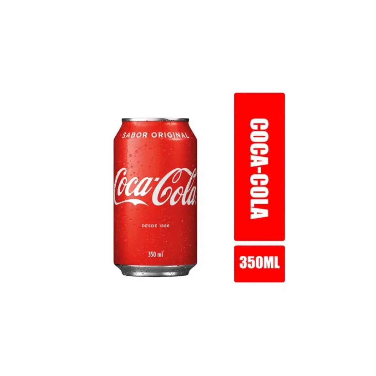 Refrigerante Coca Cola Tradicional Lata 350ml - Refrigerante Coca