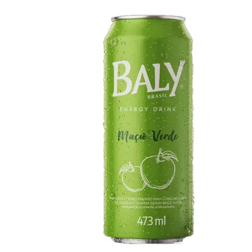 Bebida Energética Baly Maçã Verde 473ml
