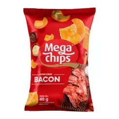 Salgadinho de Trigo Sabor Bacon Mega Chips 40g