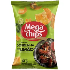 Salgadinho de Trigo Mega Chips Costelinha com Limão 40g
