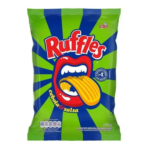 Batata Ruffles Cebola e Salsa Elma Chips 115g