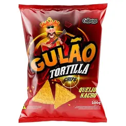 Salgadinho Gulão Tortilla Sabor Queijo Nacho 100g