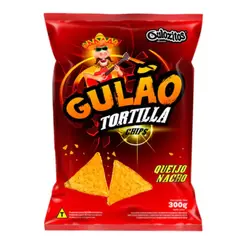 Salgadinho Gulão Tortilla Sabor Queijo Nacho 300g