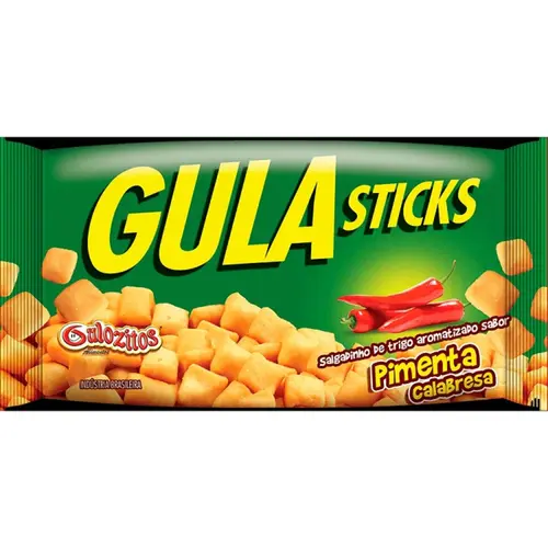 Salgadinho Gula Sticks Laminado Sabor Pimenta Calabresa 50g