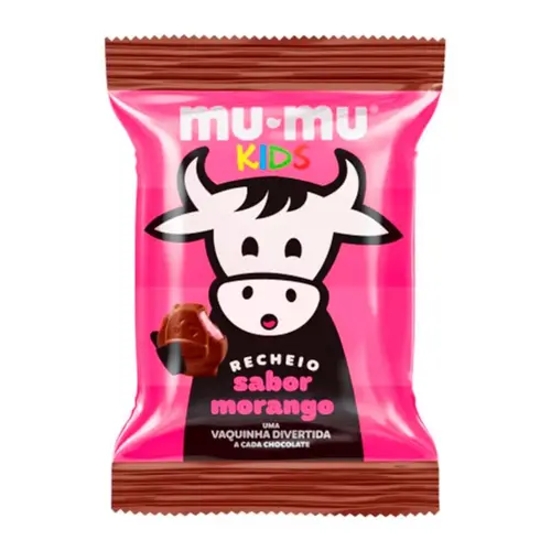 Chocolate Neugebauer Mumu Kids Morango 15,6g