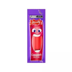Canudinho Regaliz Morango Docile 15g