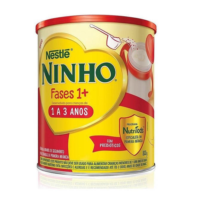 NINHO FASES 1 800G - Composto Lácteo Nestlé Ninho Fases 1+ 800g - NINHO