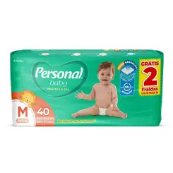 Fralda Personal Baby Protect & Sec M 40un