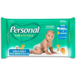 Toalhas Umedecidas Personal Baby 100un