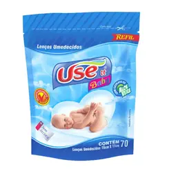 Lenço Umedecido Use It Refil 70 Unidades