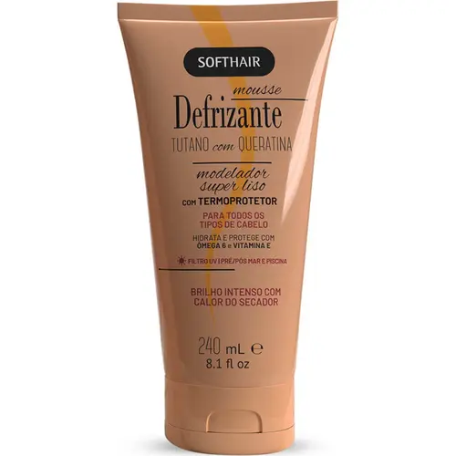 Defrizante Tutano com Queratina Soft Hair 240ml