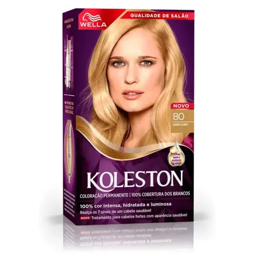 Tinta de Cabelo Koleston 80 Louro Claro