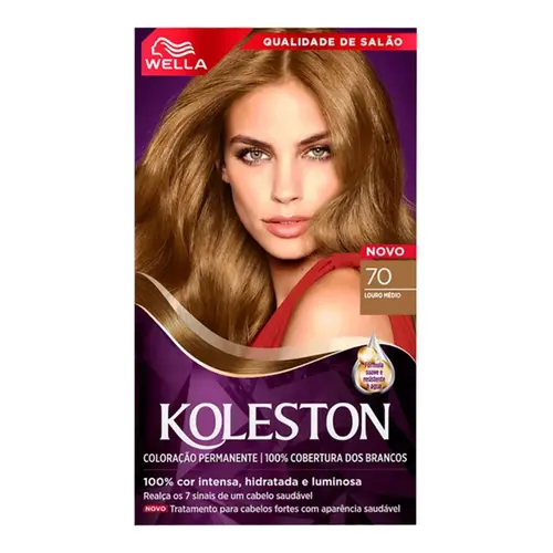 Tintura Koleston Louro Médio N 70