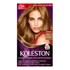 Tintura Koleston Louro Médio N 70