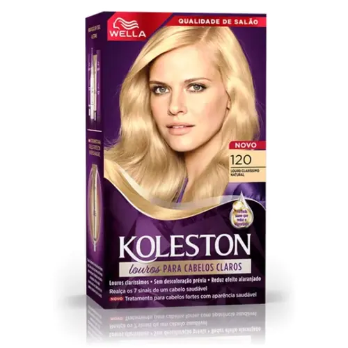 Tintura Koleston Louro Claríssimo Natural 120