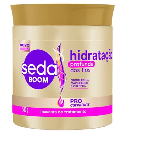 Máscara de Tratamento Seda Boom Pro Curvatura 500g