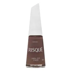 Esmalte Risqué Nude Cremoso Linda, Leve e Nude 8ml