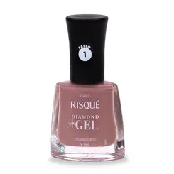 Esmalte Risqué Diamond Gel Cremoso Espumante Rosé 9,5ml