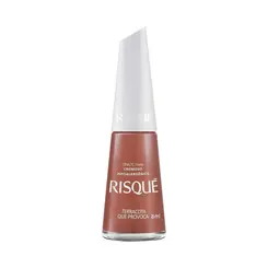 Esmalte Risqué Cremoso Terracota Que Provoca 8ml