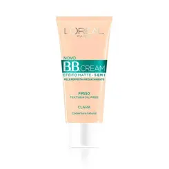 BB Cream L’Oréal Matte 5 em 1 FPS 50 Clara 30ml