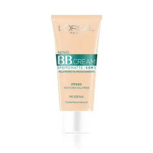 BB Cream L’Oréal Matte 5 em 1 FPS 50 Morena 30ml