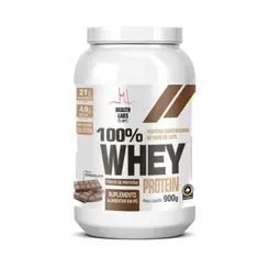Whey Protein 100% Health Labs Chocolate 900g