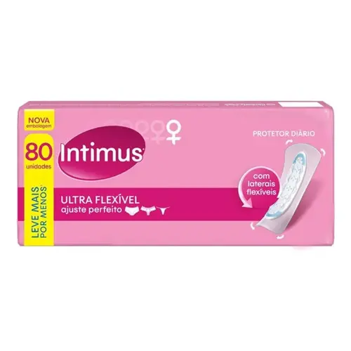 Protetor Diário Intimus Ultra Flexível 80 un