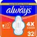 Absorvente Always Básico Super Proteção Seco com Abas 32 Unidades